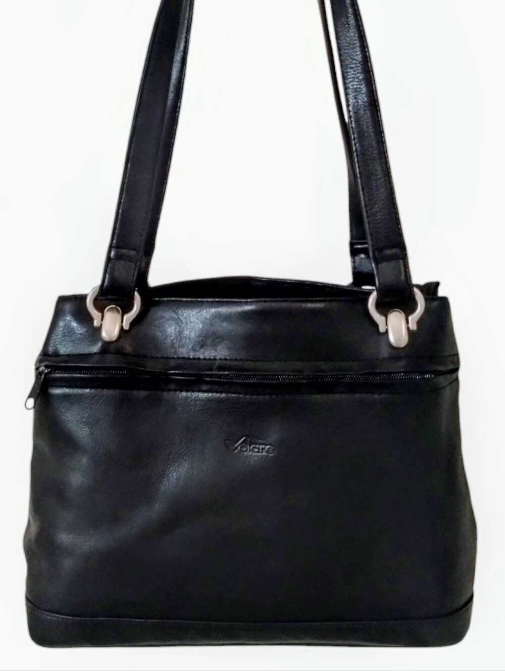 Vintage 80's Volare Genuine Leather Shoulder Bag - Classic Women's Tote